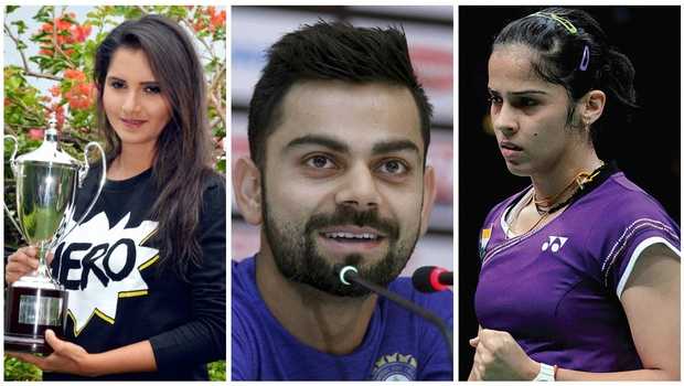 फोर्ब्स की एशिया सूची में 56 भारतीयों में सानिया,सायना और कोहली टॉप पर!