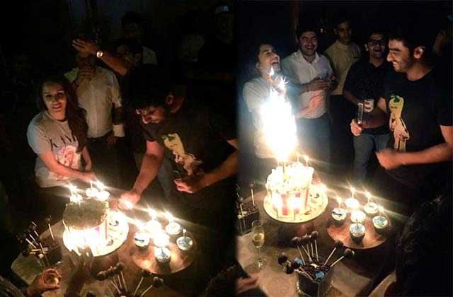अर्जुन कपूर ने अपनी हाफ गर्लफैंड के साथ सेट पर मनाया जन्मदिन