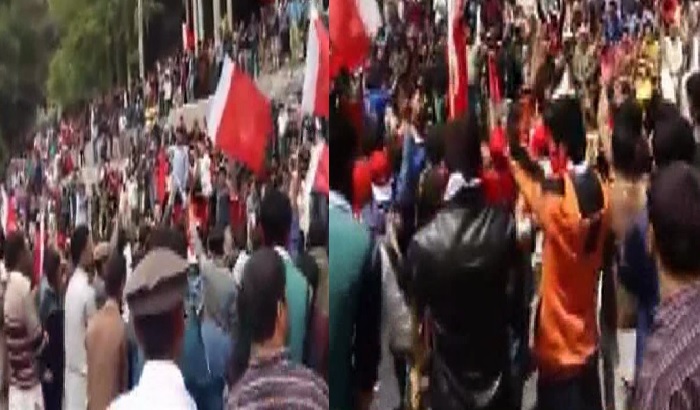 आतंकी कैंपों के खिलाफ पीओके में स्थानीय निवासियों का विरोध प्रदर्शन