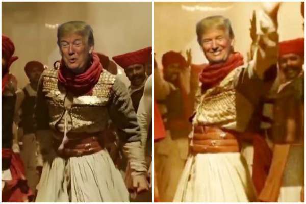 Donald trump dancing to Ranveer Singh’s Malhari