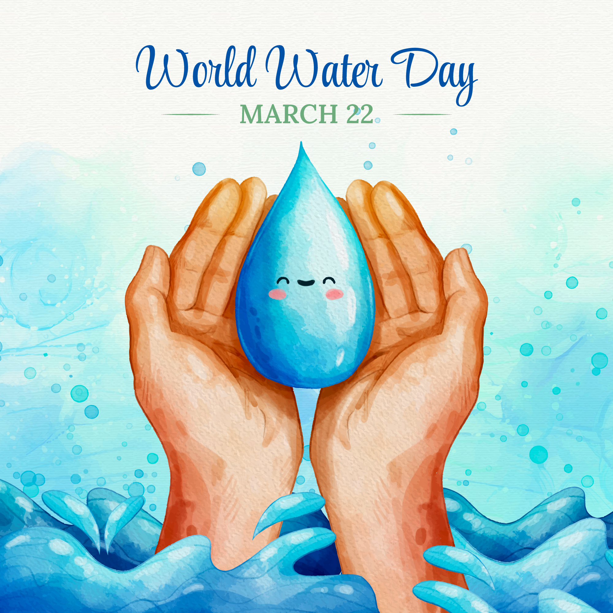 Easy Drawing - World Water Day (22nd March) project idea... | Facebook