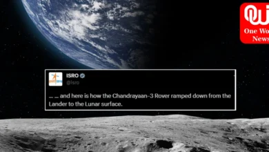 Chandrayaan - 3 Rover चांद की सतह पर विक्रम लैंडर से बाहर निकला रोवर, इसरो ने जारी किया वीडियो