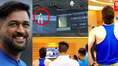 Dhoni saw Chandrayaan's landing on TV, jumped with joy