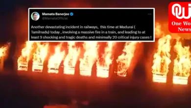 Madurai Train Fire तमिलनाडु के मदुरै स्टेशन के पास ट्रेन में लगी आग, आग से 10 लोगों की मौत