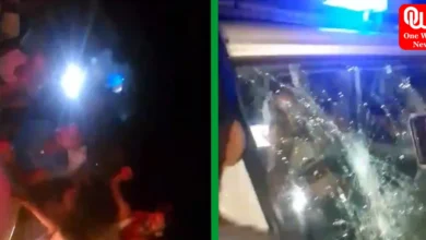 शराब के धंधेबाज को गिरफ्तार करने गई पुलिस टीम पर हमला , पुलिस वाहन क्षतिग्रस्त