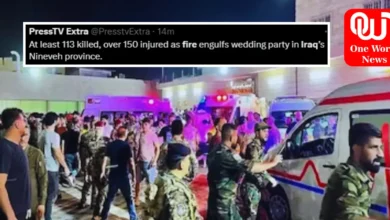 Iraq Fire इराक में शादी समारोह के दौरान आतिशबाजी के कारण लगी भीषण आग, कम से कम 100 लोगों की मौत, 150 झुलसे