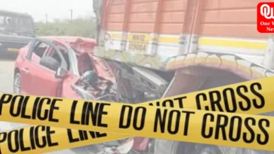 पलवल में हुआ भयंकर हादसा, तेज रफ्तार कार ट्रक में घुसी।दंपती समेत 3 लोगों की मौत