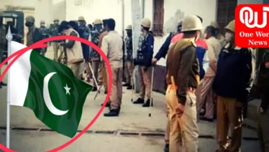 मुरादाबाद घर पर लगाया पाकिस्तान का झंडा, खुफिया एजेंसियां मौके पर, पिता-पुत्र गिरफ्तार