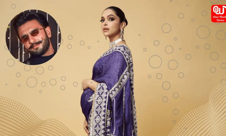 Deepika Padukone ने पर्पल साड़ी पहन कर किया बेबी बंप फ्लॉन्ट, रणवीर सिंह बोले - मेरा बर्थडे स्पेशल गिफ्ट 1 Deepika Padukone