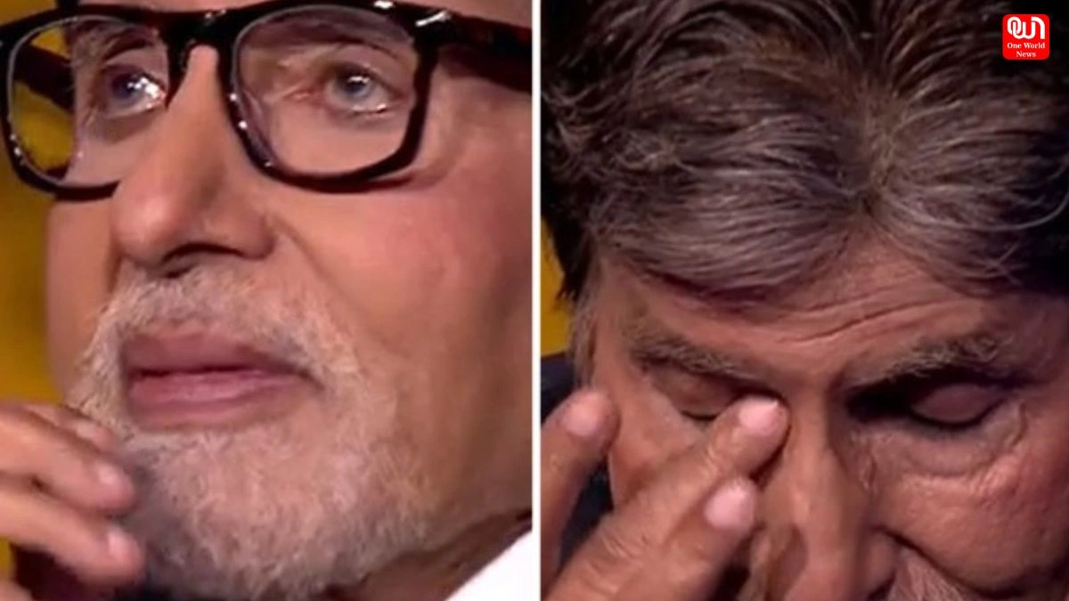 BOLLYWOOD NEWS : KBC के पहले दिन अभिनेता अमिताभ बच्चन हुए भावुक , स्वागत भाषण में जताया दर्शकों का आभार 1 Bollywood news