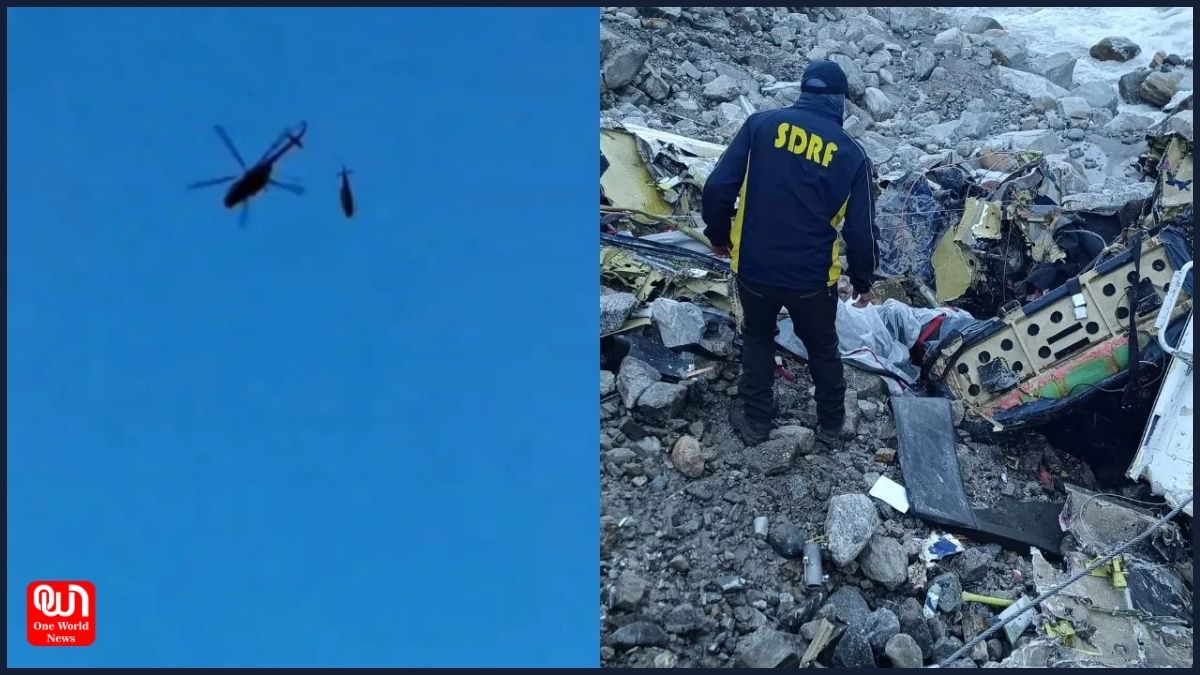 Kedarnath Dham: केदारनाथ में एमआई-17 से नदी में गिरा क्रिस्टल हेलीकॉप्टर, थारू कैंप के पास हुआ हादसा, लोगों ने रिकॉर्ड किया वीडियो 1 helicopter crash in kedarnath