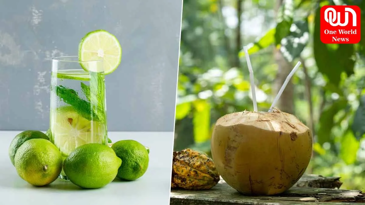 coconut water or lemon water : दो हफ्तों तक रोजाना नारियल पानी या नींबू पानी पीने से क्या बदलता है? जानिए न्यूट्रिशनिस्ट की सलाह 1 coconut water or lemon water
