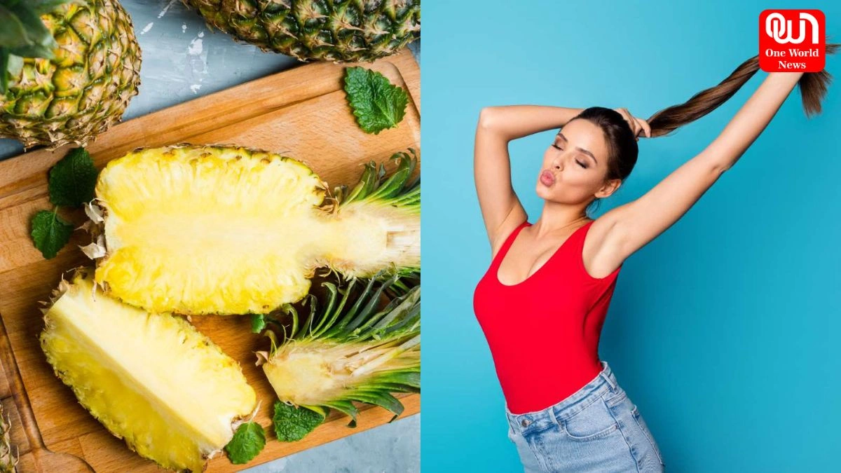 Pineapple Hair mask : अनानास से बालों का झड़ना रोकें, ये 3 हेयर मास्क करेंगे जादू 1 Pineapple hair mask