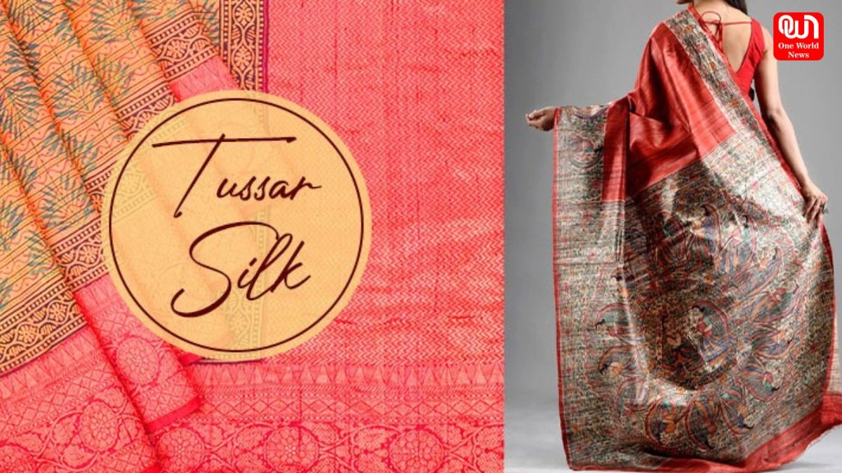 Tussar Silk: नॉन-वायलेंट सिल्क का राज, टसर सिल्क की खासियत और बनने का तीरका 1 Tussar Silk