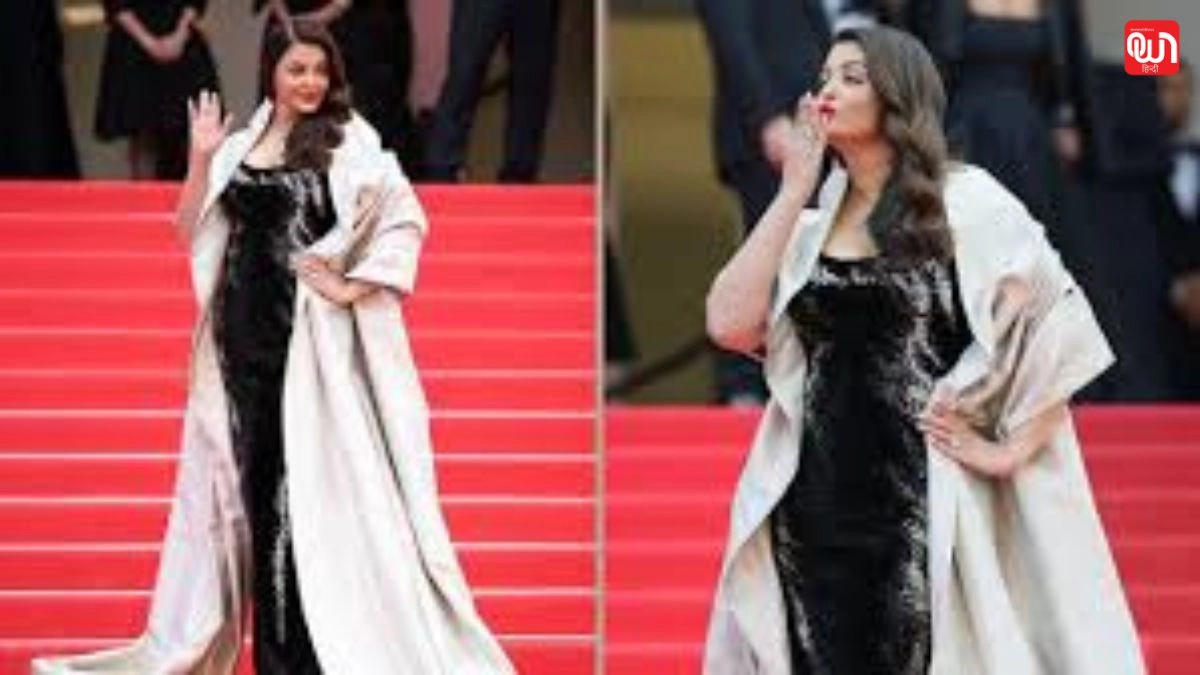 Aishwarya Rai: ऐश्वर्या का कान्स 2025 में देसी जलवा, बनारसी केप और संस्कृत श्लोकों ने जीता दिल 1 Aishwarya Rai
