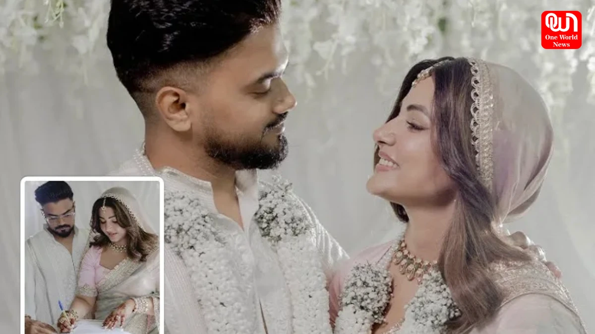 हमेशा के लिए प्यार और कानून में सील है Hina Khan की अपने लंबे समय के साथी Rocky Jaiswal के साथ शादी का शीर्षक 1 Hina Khan