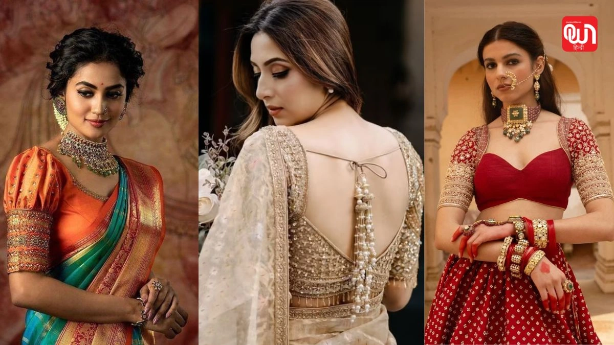 Blouse designs for Hariyali Teej: हरियाली तीज पर साड़ी के साथ ट्राय करें ये 8 स्टाइलिश ब्लाउज डिज़ाइन्स 1 Blouse designs for Hariyali Teej