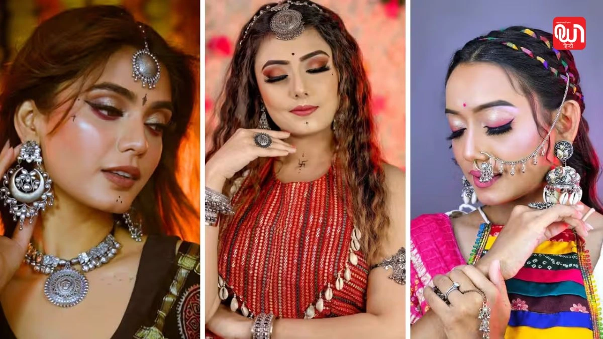 Monochrome Makeup: गरबा लुक को बनाए खास, अपनाएं मोनोक्रोम मेकअप के एक्सपर्ट्स टिप्स 1 Monochrome Makeup