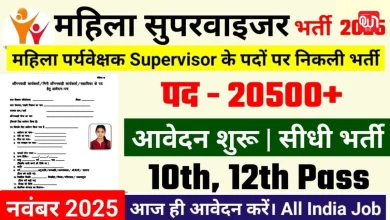 Anganwadi New Vacancy 2025