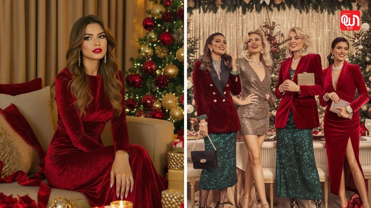 Christmas 2025 Fashion Trends: क्रिसमस 2025 पर क्या पहनें? जानिए लेटेस्ट फैशन ट्रेंड्स 1 Christmas 2025 Fashion Trends