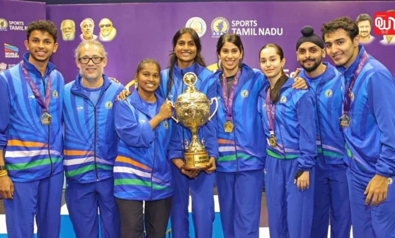 Indian squash team