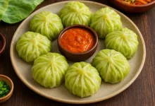 Patta Gobhi Wrap Momo