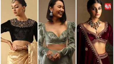 Velvet Blouse Design for Winter: सर्दियों के लिए वेलवेट ब्लाउज, पहनें और पाएं स्टाइल का नया लुक 8 Velvet Blouse Design for Winter