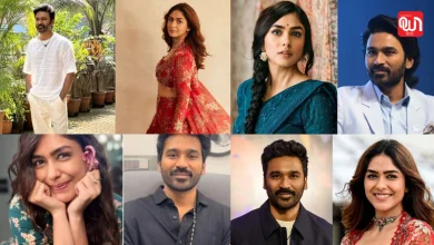 Dhanush and Mrunal Thakur