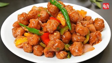 Soya Chunks Chilli Recipe