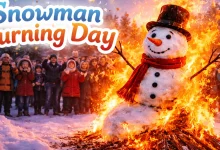 Snowman Burning Day