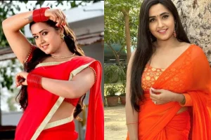 Kajal Raghwani in saree