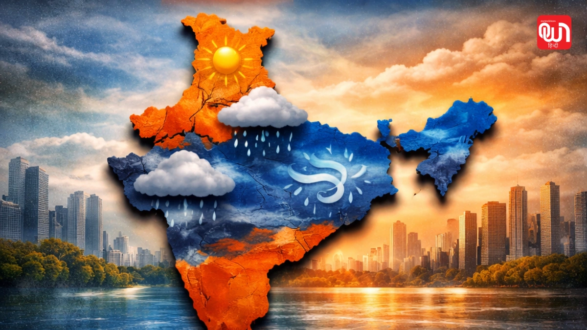 Weather Update: पश्चिमी विक्षोभ के असर से दिल्ली में बारिश, ठंडी हवाएं और बदला मौसम का मिजाज 1 Weather Update