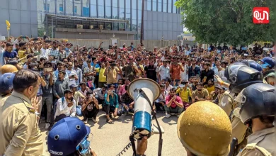 Noida Workers Protest