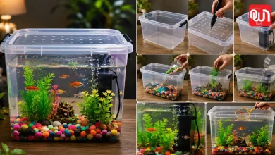 DIY Plastic Gallon Aquarium