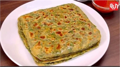 Palak Corn Paratha