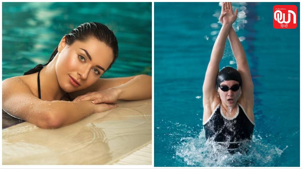 Pool Party Hair Care Tips: बालों को क्लोरीन डैमेज से बचाना है? पूल पार्टी के बाद फॉलो करें ये रूटीन 1 Pool Party Hair Care Tips