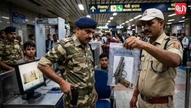 Mandi House Metro Station: मंडी हाउस मेट्रो स्टेशन पर हथियार के साथ पकड़े गए 2 युवक, देसी कट्टा और जिंदा कारतूस बरामद 9 Mandi House Metro Station