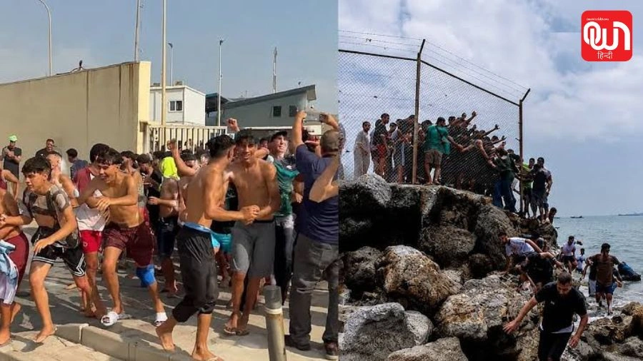 Morocco Border: यूरोप में फिर बढ़ा माइग्रेशन संकट, मोरक्को से स्पेन पहुंचे हजारों प्रवासी; 18 की मौत 1 Morocco Border