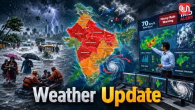 Weather Update Today 11 July 2026: 70 Kmph की रफ्तार से चलेगी हवा, 15 राज्यों में भारी बारिश और आंधी-तूफान का अलर्ट, जानें IMD का ताजा अपडेट 12 Weather Update