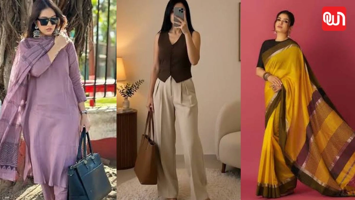 Comfortable Outfit Ideas: ऑफिस Fashion में चाहिए Style और Comfort दोनों? ट्राई करें ये आसान Outfit Combinations 1 Comfortable Outfit Ideas
