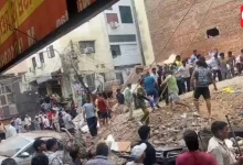 Delhi building collapse