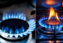 Gas Burner Yellow Flame