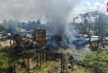 Airstrike in Myanmar