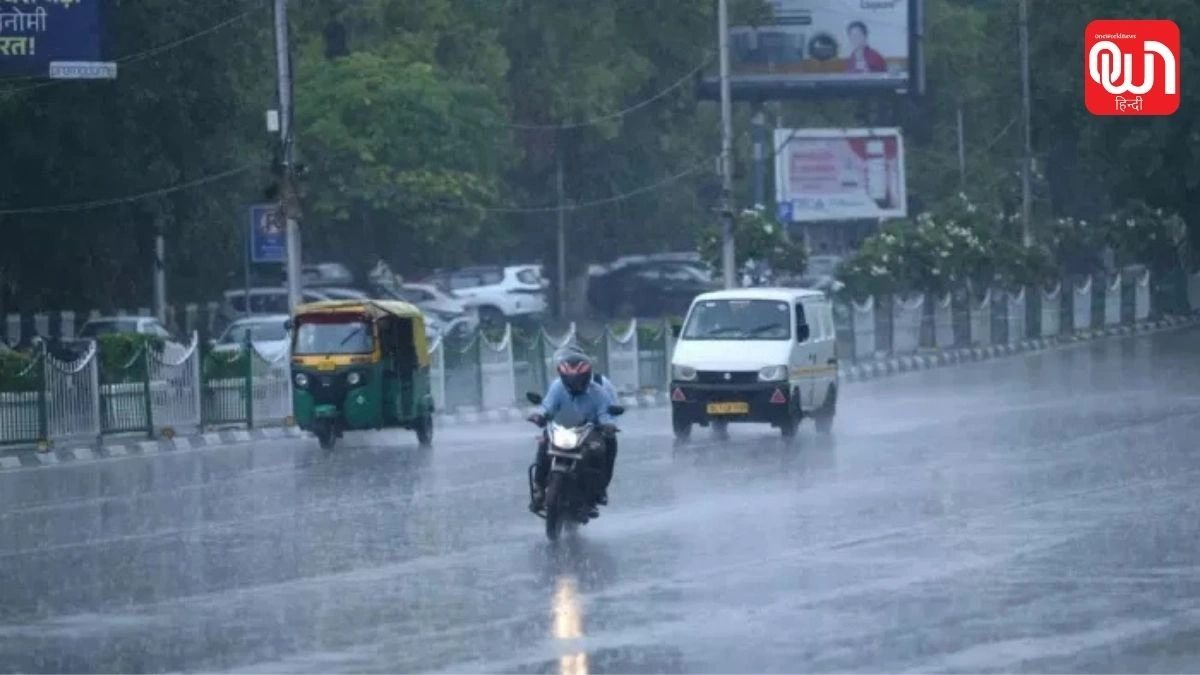 Delhi Weather Update: दिल्ली-NCR में बारिश का अलर्ट! बादलों ने डाला डेरा, कई इलाकों में बरसात के आसार 1 Delhi Weather Update