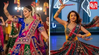 90s Navratri look
